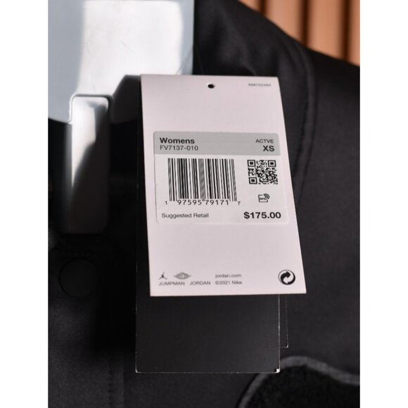 New! Nike Air Jordan Varsity Core Black Jacket for Women | Size: XS | MSRP $175 - Picture 3 of 16